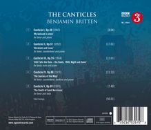 Benjamin Britten (1913-1976): Canticles opp.40,51,55,86,89, CD