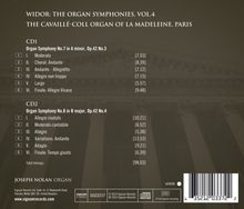 Charles-Marie Widor (1844-1937): Die Orgelsymphonien Vol.4, 2 CDs