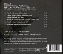 Benedetto Marcello (1686-1739): Psalmen Nr.11, 32, 46, 50 aus "Estro poetico-armonico", CD