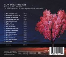 Giovanni Pierluigi da Palestrina (1525-1594): How fair thou art - Biblische Passionen (Motetten), CD