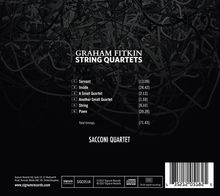 Graham Fitkin (geb. 1963): Streichquartette, CD