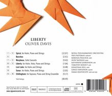 Oliver Davis (geb. 1972): Liberty für Violine, Viola, Klavier &amp; Streicher, CD