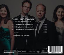 Dmitri Schostakowitsch (1906-1975): Streichquartette Nr.1,2,7, CD