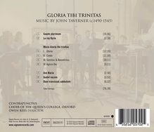 John Taverner (1490-1545): Missa Gloria tibi trinitas, CD