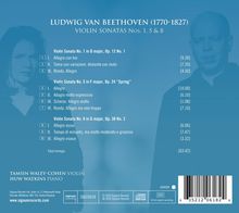 Ludwig van Beethoven (1770-1827): Violinsonaten Nr.1,5,8, CD