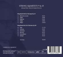 Dmitri Schostakowitsch (1906-1975): Streichquartette Nr.9 &amp; 15, CD
