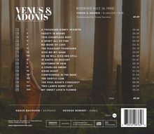 Rodrigo Ruiz (geb. 1988): Venus &amp; Adonis (Liederzyklus), CD