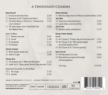 A THOUSAND CHARMS. Henry Purcell, Thomas Campion, Thomas Arne, Pelham Humfrey, John Blow, John Eccles, George Frideric Handel.