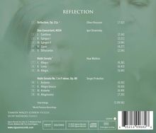 "Reflection", verschiedene klassische Musikstücke von Oliver Knussen, Igor Stravinsky und Sergej Prokofjew werden angezeigt.
