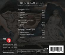 John McCabe, Symphony 2, Cello Concerto, Symphony 3. BBC Radio 3. Raphael Wallfisch, Kenneth Woods. Klassische Zeichnung.