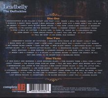 Leadbelly (Huddy Ledbetter): The Definitive Leadbelly, 3 CDs