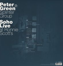 Peter Green: Soho Live - At Ronnie Scott's (180g), 2 LPs