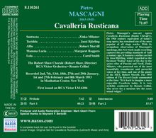 Pietro Mascagni (1863-1945): Cavalleria Rusticana, CD