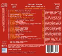 John McCormack-Edition Vol.4/The Acoustic Recordings 1913/14, CD