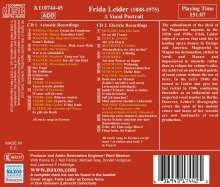 Frida Leider - A Vocal Portrait, 2 CDs
