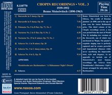Benno Moiseiwitsch - Chopin Recordings Vol.3, CD