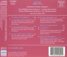 Frederick Delius (1862-1934): Orchesterwerke Vol.1, CD