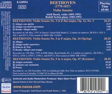 Ludwig van Beethoven (1770-1827): Violinsonaten Nr.3,5,9, CD