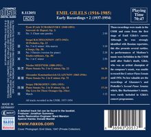 Emil Gilels - Early Recordings Vol.2 (1937-1954), CD