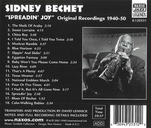 Sidney Bechet (1897-1959): Spreadin' Joy, CD