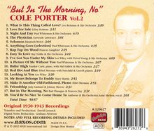 Cole Porter (1891-1964): But In The Morning, No, CD