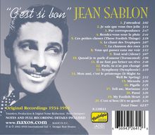 Jean Sablon: C'est Si Bon, CD