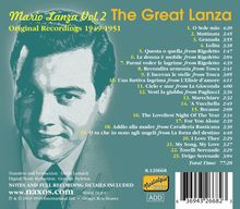 Mario Lanza (1921-1959): The Great Lanza Vol. 2, CD