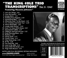 Nat King Cole (1919-1965): Transcriptions Vol. 5, CD