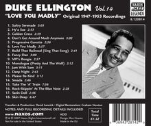 Duke Ellington (1899-1974): Love You Madly - Original Recordings 1947-1953, CD