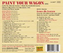 Paint Your Wagon - Original Broadway Cast 1951, CD