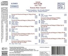 Antonio Vivaldi (1678-1741): Flötenkonzerte op.10 Nr.1-3,5, CD