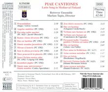 Piae Cantiones I (1000-1400), CD