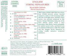 English String Miniatures 1, CD