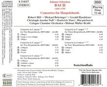 Johann Sebastian Bach (1685-1750): Cembalokonzerte BWV 1060-1062,1064,1065, CD