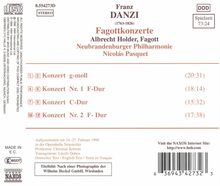 Franz Danzi (1763-1826): Fagottkonzerte Nr.1 &amp; 2, CD