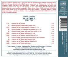 Johann Gottfried Walther (1684-1748): Orgelwerke Vol.2, CD