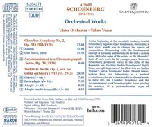 Arnold Schönberg (1874-1951): Kammersymphonie Nr.2 op.38, CD