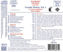 Jean-Baptiste Lully (1632-1687): Grosse Motetten Vol.1, CD