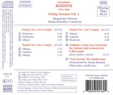 Gioacchino Rossini (1792-1868): Streichersonaten Nr.1-3, CD