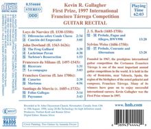 Kevin R.Gallagher - Guitar Recital, CD