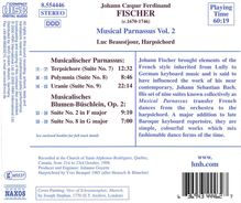 Johann Caspar Ferdinand Fischer (1656-1746): Musicalischer Parnassus Vol.2, CD