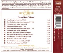 Dieterich Buxtehude (1637-1707): Orgelwerke Vol.1, CD