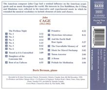 John Cage (1912-1992): Werke für präpariertes Klavier, CD