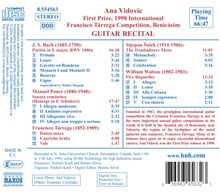 Ana Vidovic - Guitar Recital, CD