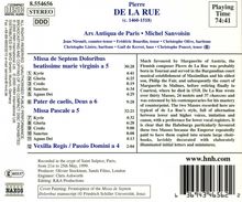 Pierre de la Rue (1460-1518): Missa de Septem Doloribus Beatissime Marie Virginis, CD