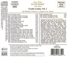 Franz Schubert (1797-1828): Lieder "Goethe-Lieder" Vol.1, CD