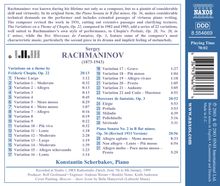 Sergej Rachmaninoff (1873-1943): Chopin-Variationen op.22, CD