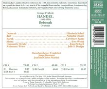 Georg Friedrich Händel (1685-1759): Deborah, 3 CDs