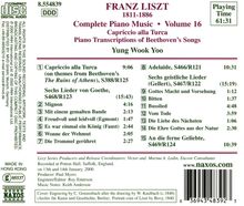 Franz Liszt (1811-1886): Klavierwerke Vol.16, CD