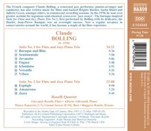 Claude Bolling (1930-2020): Suiten Nr.1 &amp; 2 für Flöte &amp; Jazz Klaviertrio, CD